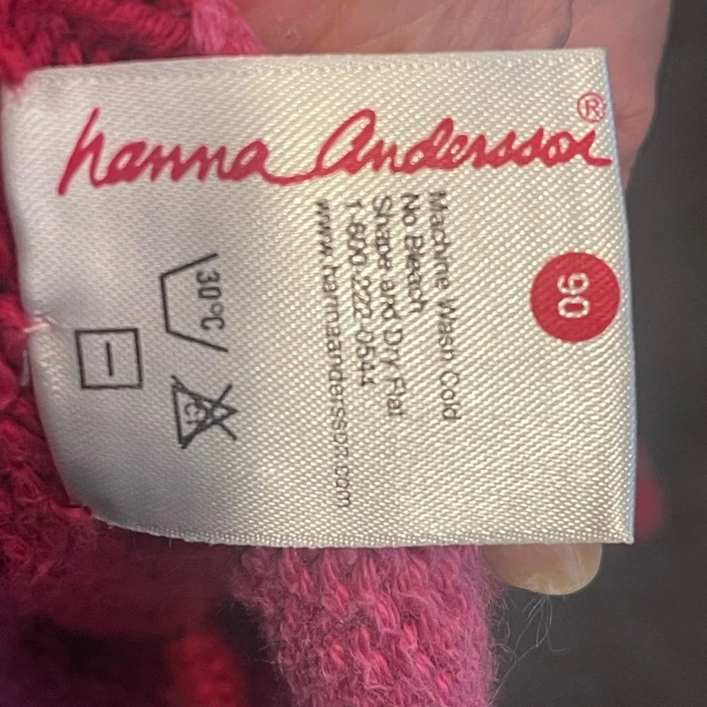Hanna Andersson Embroidered Knit Sweater, Vibrant Colors, Floral, 0-6 months